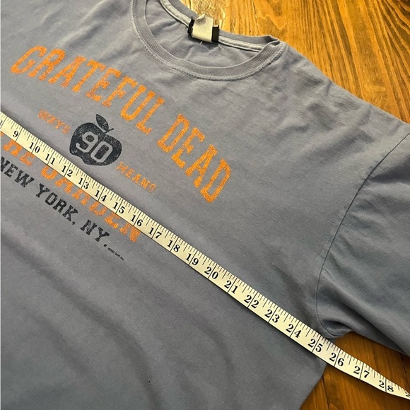 Luquid Blue Vtg Grateful Dead Ways 90 Means THE GARDEN NY Blue Size‎ XL - Picture 11 of 13